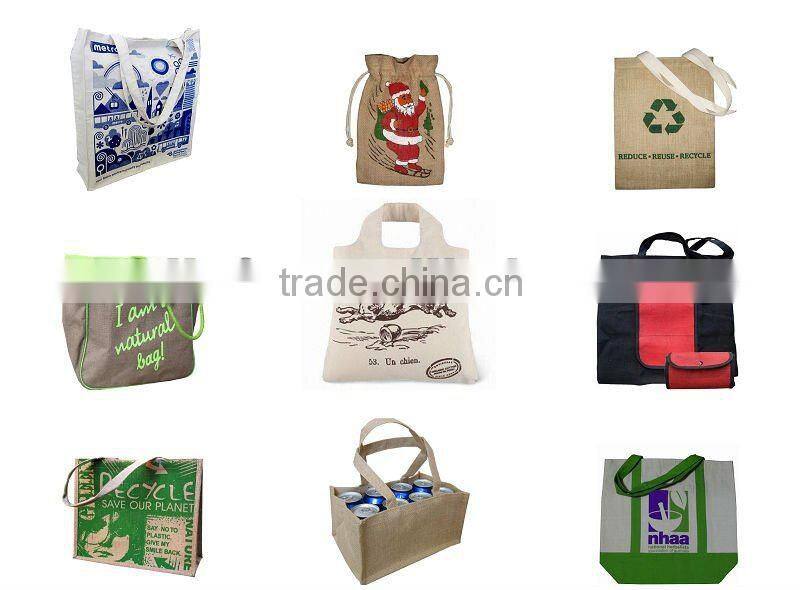 2012 popular cotton shopping bag for bottle holder