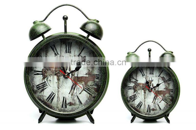 Decorative vintage digital desk clock