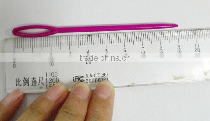 Colorful Plastic Hand Sewing And Knitting 7cm/9cm Needle For Kids/For Houseware