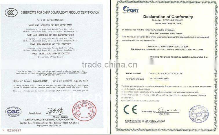 electronic digital balance with printer