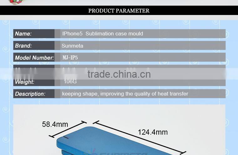 3D IP5 mobile phone shell mould for sublimation with best quality wholesale