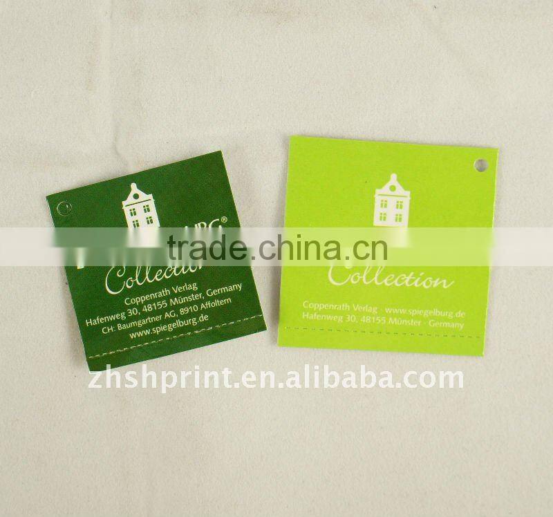 High quality hangtag