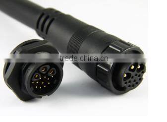 IP65/IP66/IP67/IP68 Waterproof DC Power Connector cable with 2 pin/3 pin/4 pin/5 pin/6 pin/7 pin/8 pin/9 pin/10 pin