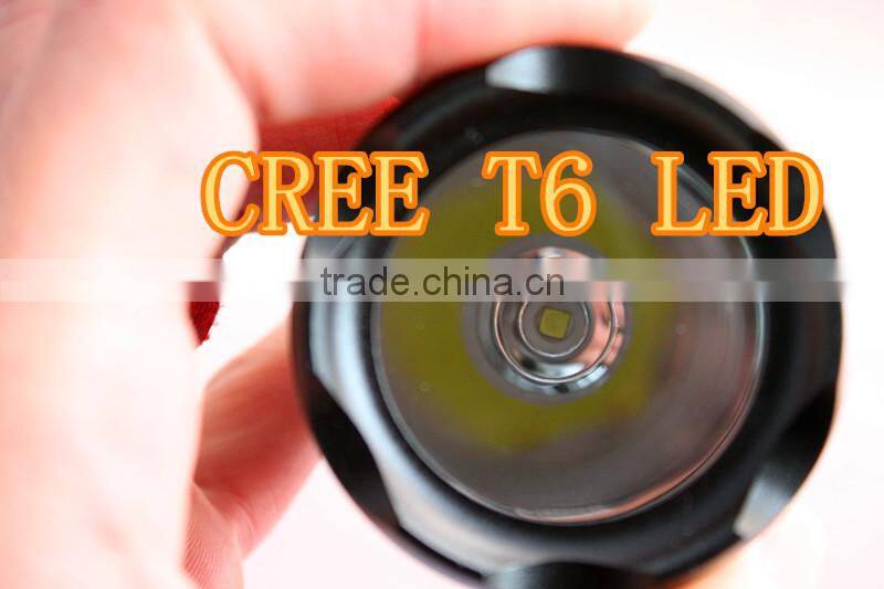 High power T6 LED Aluminium diving flashlight