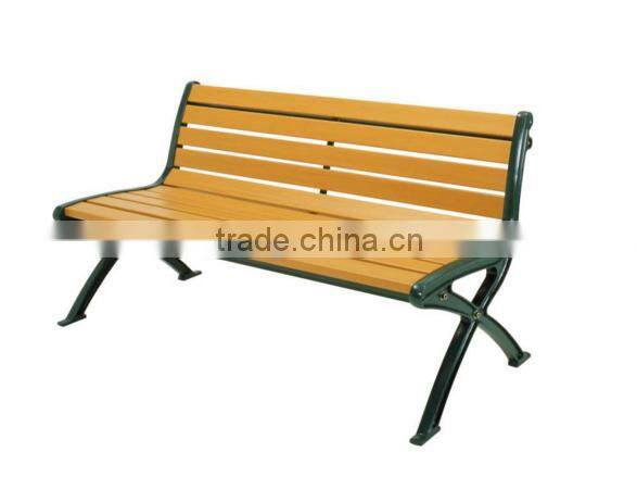 Used garden park wood composite bench with good price