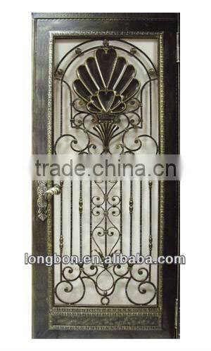 Top-selling faux classic wrought iron single door