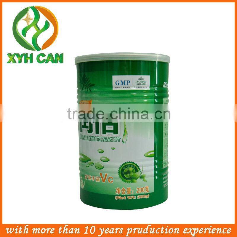 2016 factory sale children metal powder milk tin can