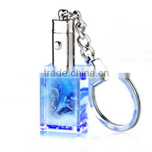2015 beautiful custom crystal keychain