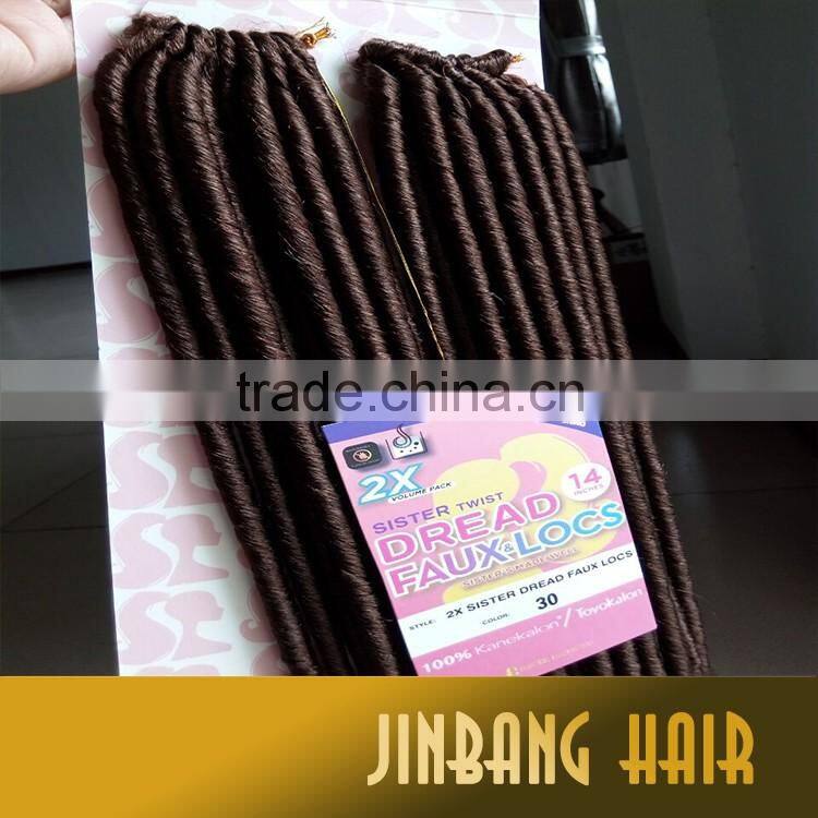New products 2016 innovative synthetic hair alibaba express 14inch 2x havana mambo fauxlocs twist braid