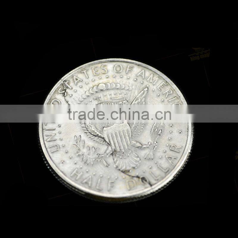 easy to learn magic tricks props folding coin USA UK factory sale