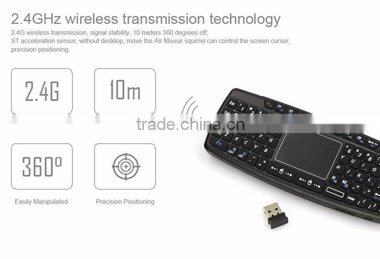 Remote Control 2.4Ghz Wireless Ultra Mini Bluetooth Keyboard and Mouse for Android TV Box