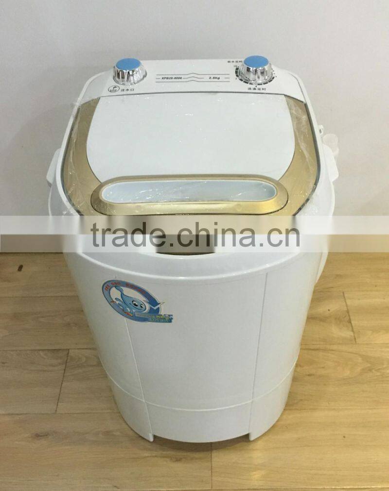 2016 Semi-automatic 2.8kg Mini washing machine/ mini washing machine with dryer,