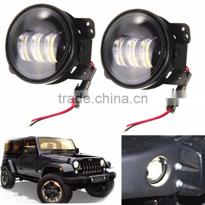 4 inch Motorcycle LED fog lights Bulb led fog lamp for JEE-P Wrangler JK Dodge Magnum