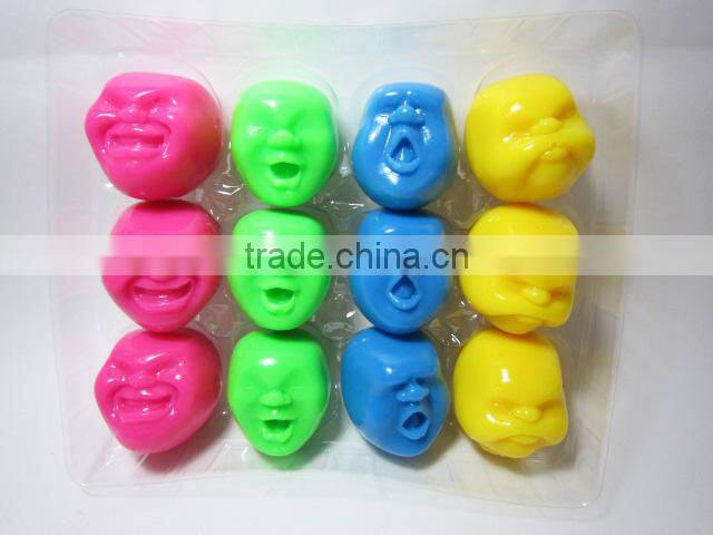 Funny mood face toys hot sale stress ball
