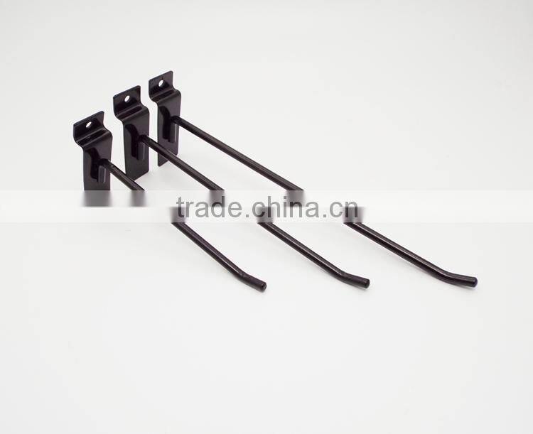 Good Quality supermarket hooks chrome retail slatwall wire display hooks