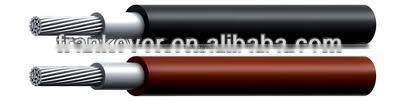 6mm2 Solar cable for solar power connector, PV cable, red/black