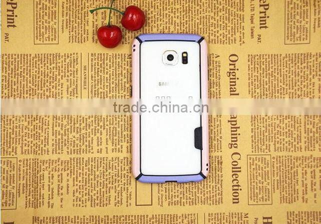 Hot Selling Simple Contrast Colors Bumper Case For Samsung