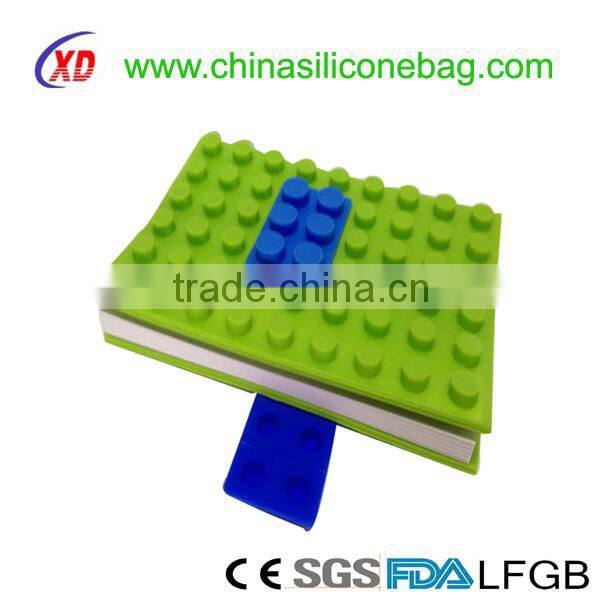 Special design cute silicone notebook cover/ silicone book cover
