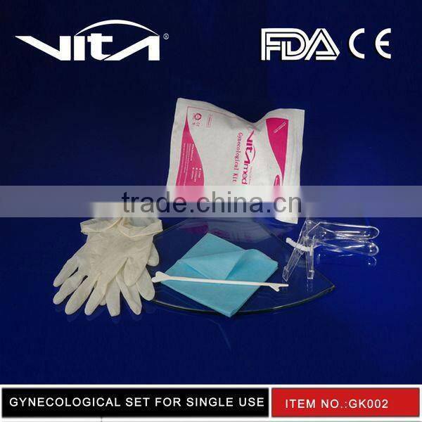 Disposable Gynecological Set for Single Use with EO Sterilized