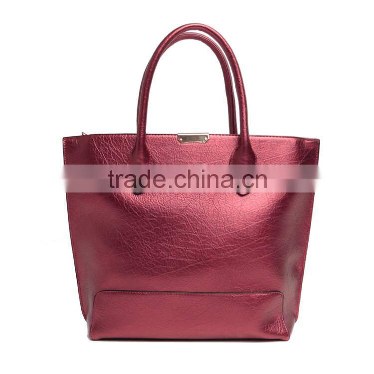 2015 Wholesale ladies fashion casual big bag portable big brand woman handbag
