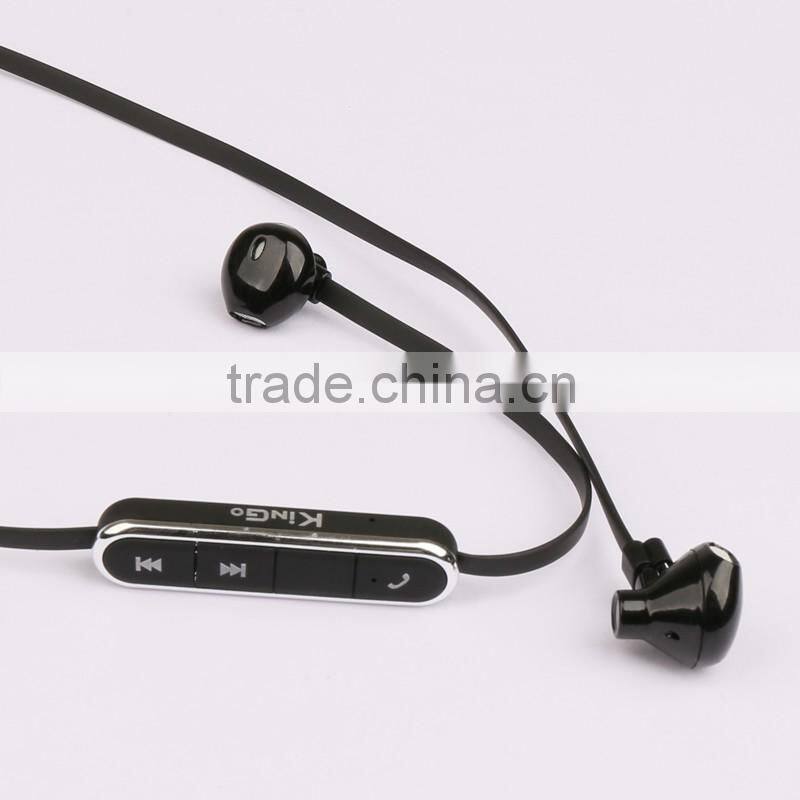 Best Sale Stereo Wireless Neck Strap Bluetooth Sport Earphone MP3 Player