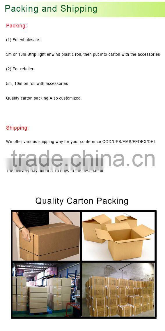 warm white 2 years warranty high quality Wholesale 50m/roll green 5050 led strip light with connector