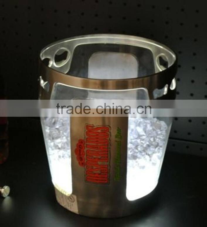 UCT stainless bottle LED cooler