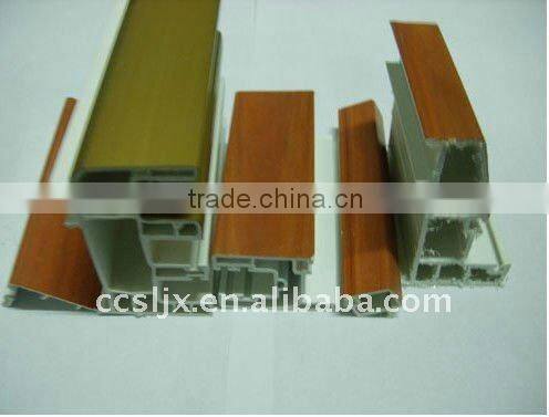 CE approved pvc wood plastic profile production line
