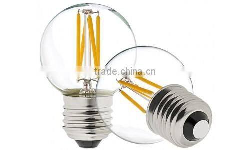 LED filament bulb CE certificated e27 4w led filament golf ball bulb