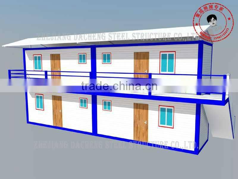 Steel frame movable prefab house drawings