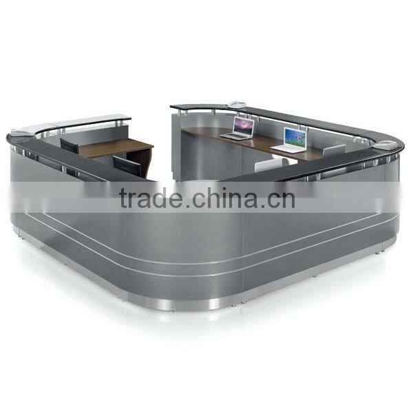 Guangzhou High Quality Modern Office Front Counter Reception Desk Furniture