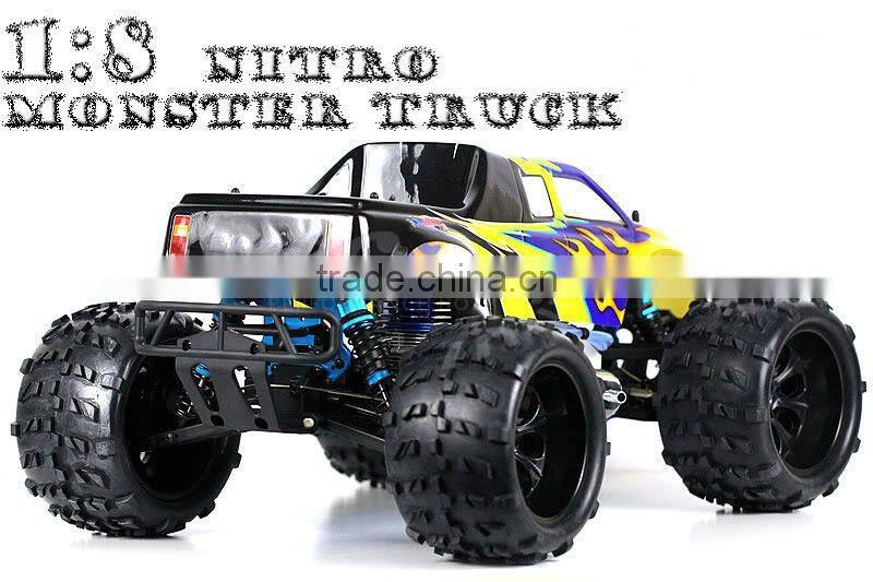 1/8th rc gas powered car 4wd