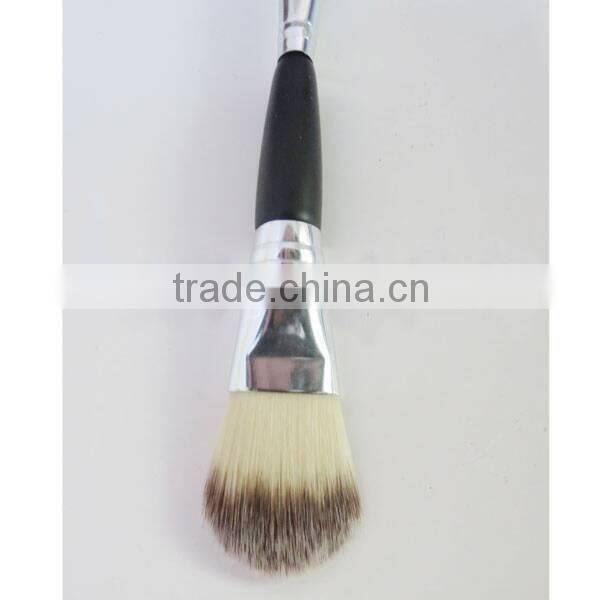 double side foundation brush cosmetic single brush nylon custom cosmetic brushes