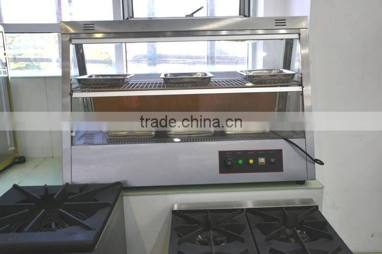 Counter top buffet display food warmer CE approved glass food warmer (SUNRRY SY-WD60A)