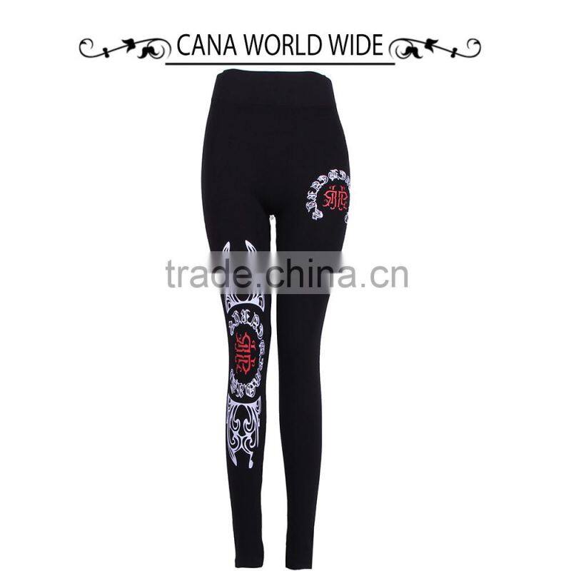 2015 America standard wholesale new design printed seamless legging sports wear