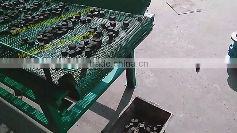 Professional hydraulic coconut shell shisha charcoal making machine with 5% discount