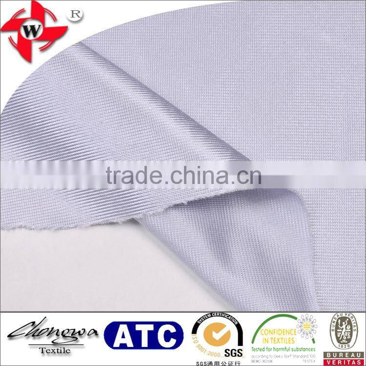 dazzle 75d FDY polyester tricot jersey fabric for sports short