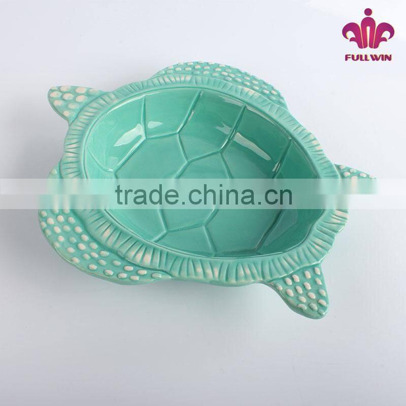 Tortoise shape cheap ceramic sweet bowl