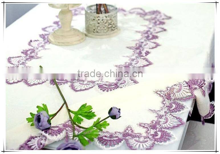 Korean Style Top Selling Embroidered Jacquard Table Cloth