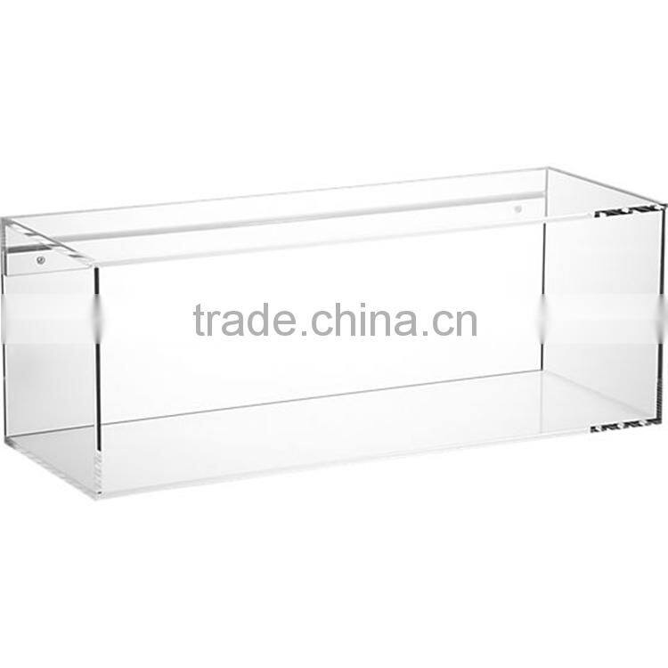 Custom format storage shelf, PMMA box, acrylic case with wall mounted