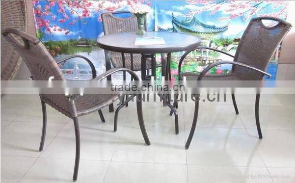 8 Outdoor leisure rattan aluminum sets for hotel furniture YC091 YT40