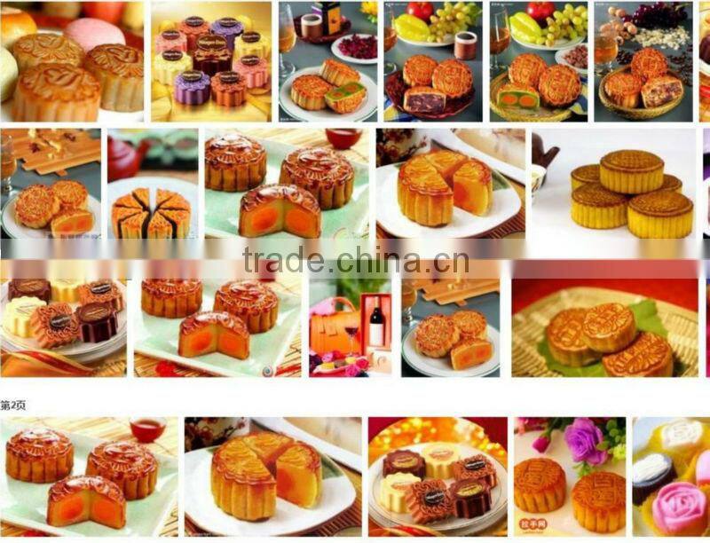 Automatic moon cake encrusting machine