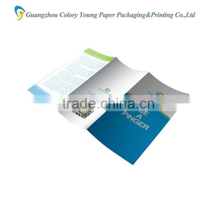 Luxury Accordion Fold Brochure Offset Printing