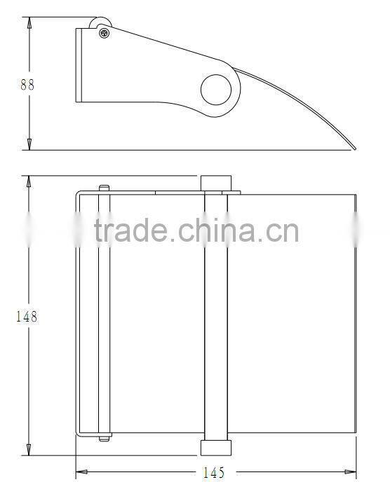 Empolo Chrome Plated Stainless Steel Paper Slip Holder And Industrial Paper Roll Holder 5007