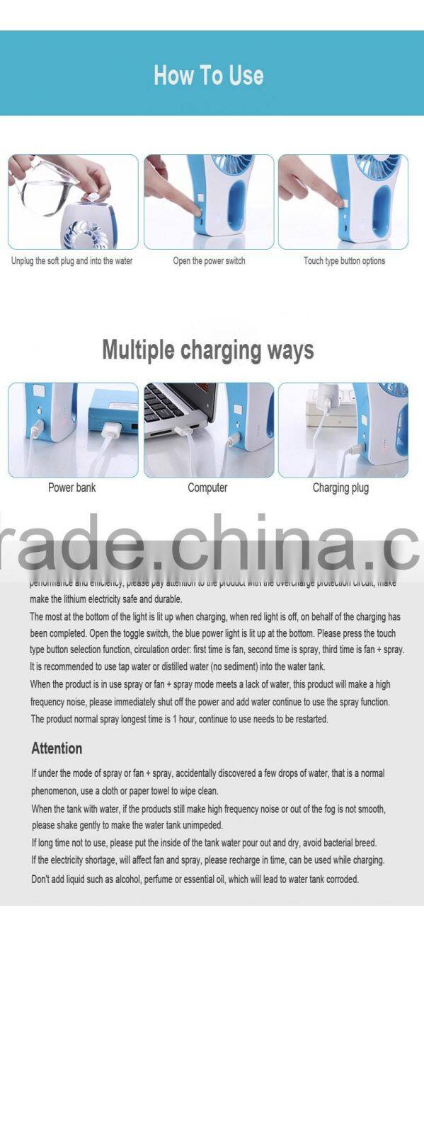 Hot Sell Summer Best Gift USB Fan Mini Electric Handheld Portable USB Fan