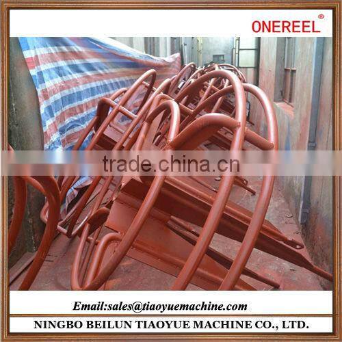 Steel cable coiler