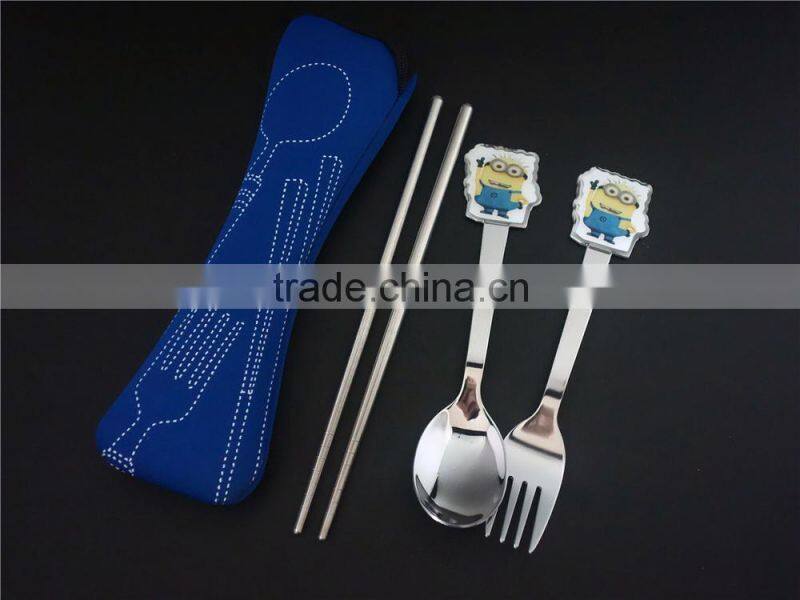 Exquisite design with high quality cutlery set for children