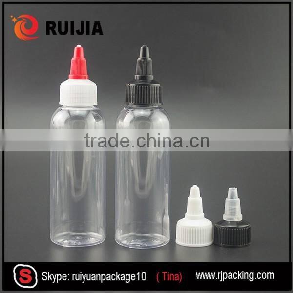 30ml clear empty fancy twist e-dropper 1 oz pet bottle