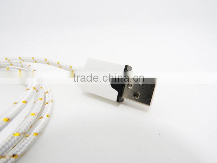 cable Phone charger usb to micro usb cable colorful cable for phone charger and data transfer