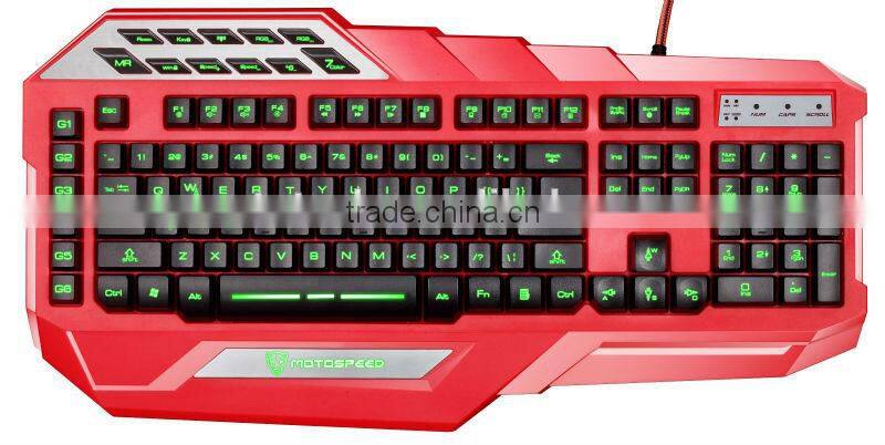 High-quality rgb led backlight keyboard